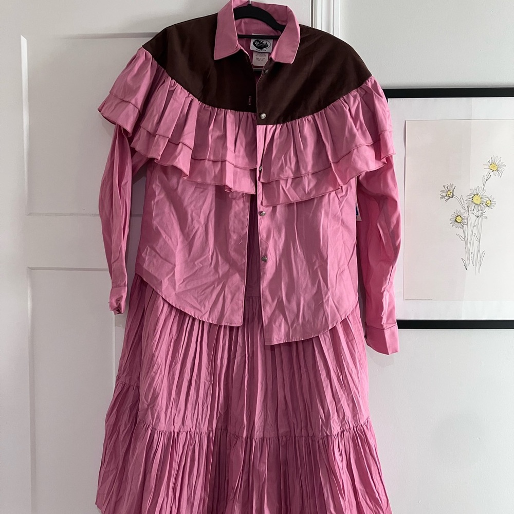 Western Skirt and Blouse